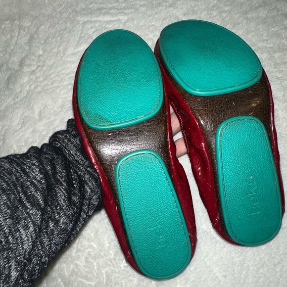 Tieks Size 9 Ruby Red Flats. Holiday / Christmas 🥰 - Picture 5 of 7